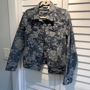 Chico’s Floral Denim Jacket